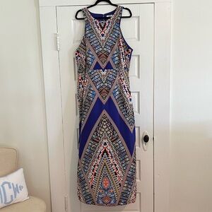 Cato tribal print maxi dress